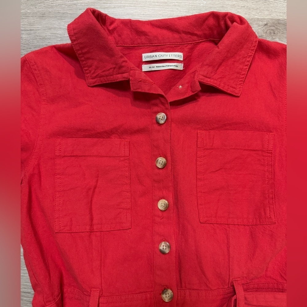 Urban Outfitters Scarlet Button-Up Romper - Picture 5 of 8